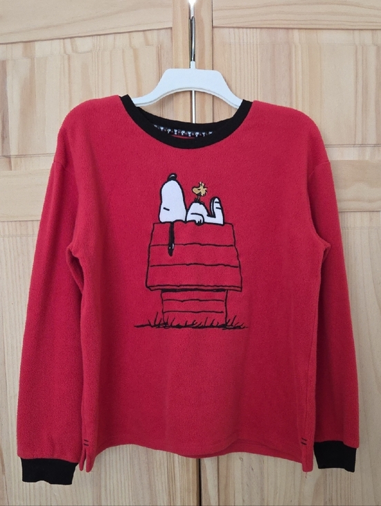 Peanuts Sweaters - Peanuts Snoopy Graphic Fleece Pullover Sweatshirt
